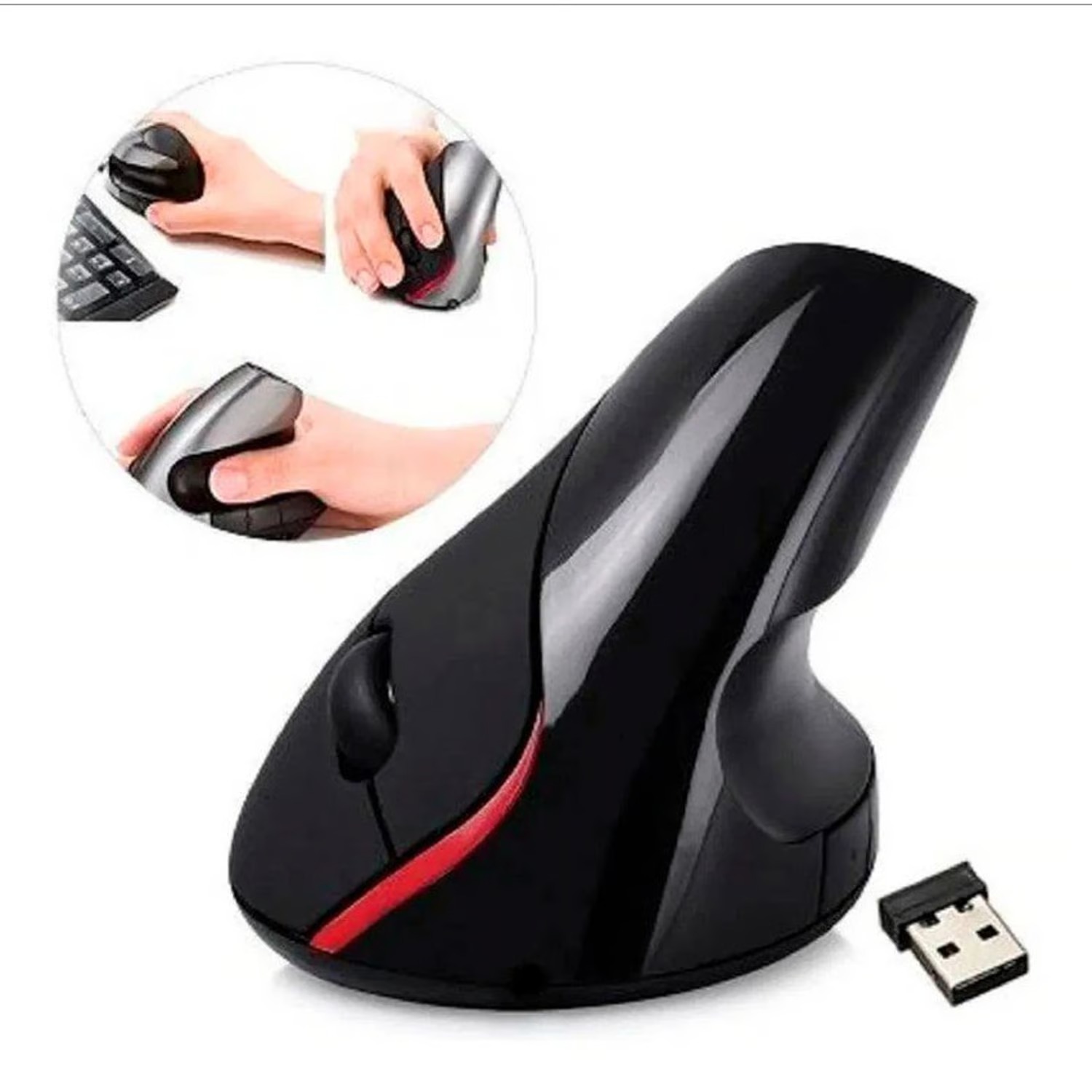 Miniatura 2 de Mouse Inalámbrico Vertical Ergonómico